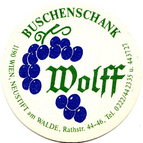 wien w-a wolff 1ab (rund185-buschenschank-blaugrn) 